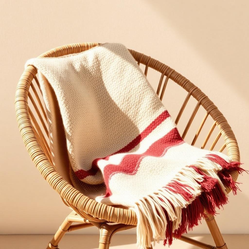 Handwoven Outdoor Wool Throw