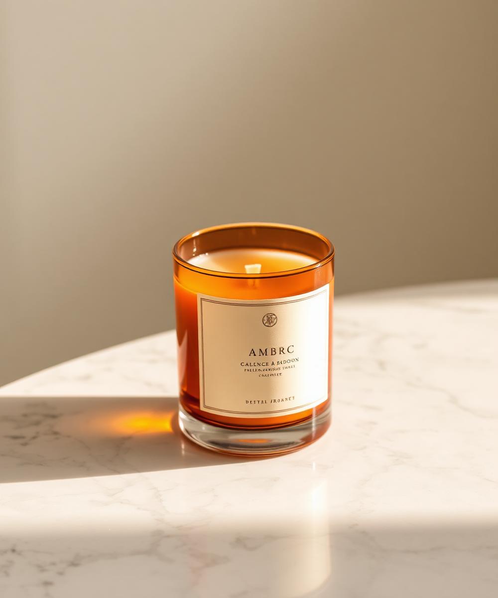 Amber & Fig Slow-Pour Candle