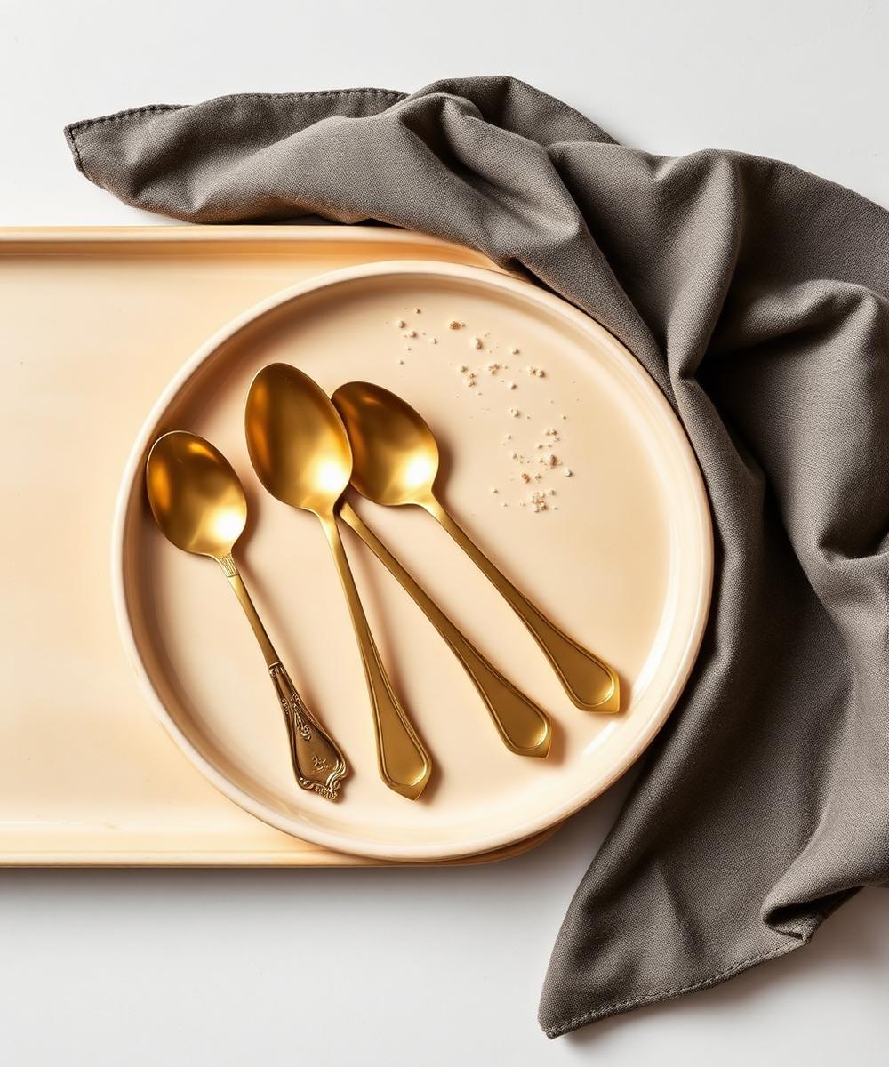 Forged Brass Serving Set