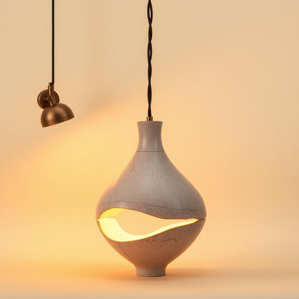 Cloud Stoneware Pendant Light